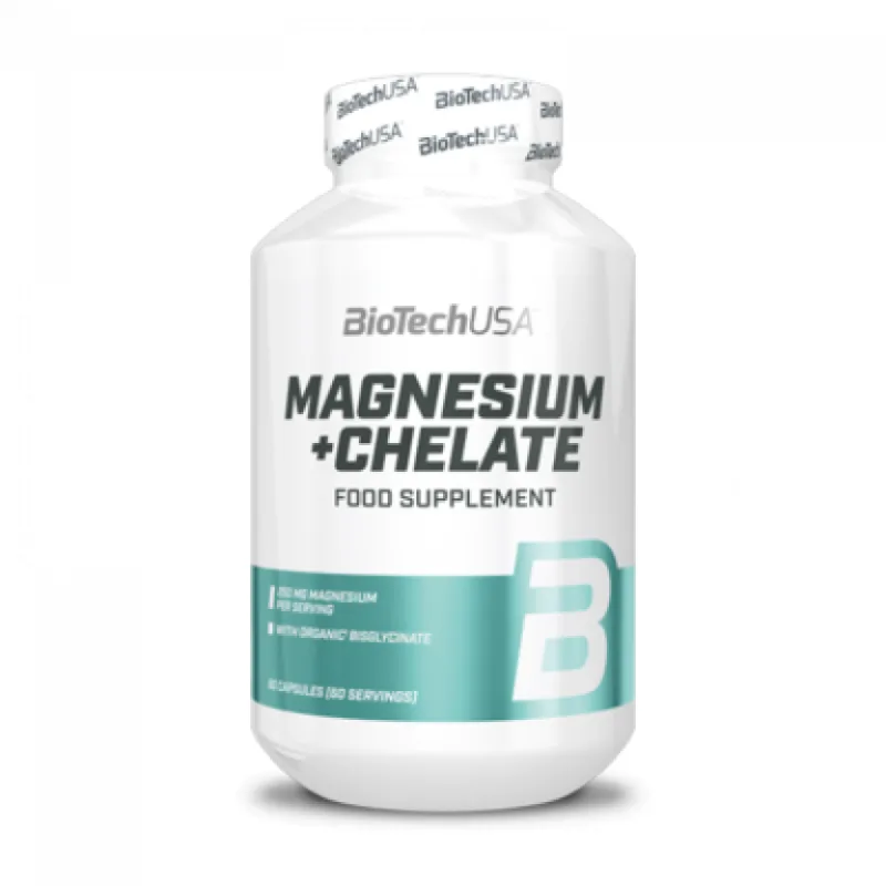 Magnesium + Chelate - 60 kapsúl - BioTech USA