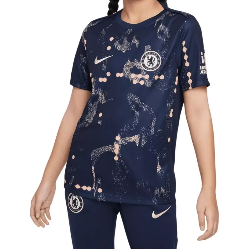 Nike Chelsea FC predzápasový dres modrý detský 2024-2025