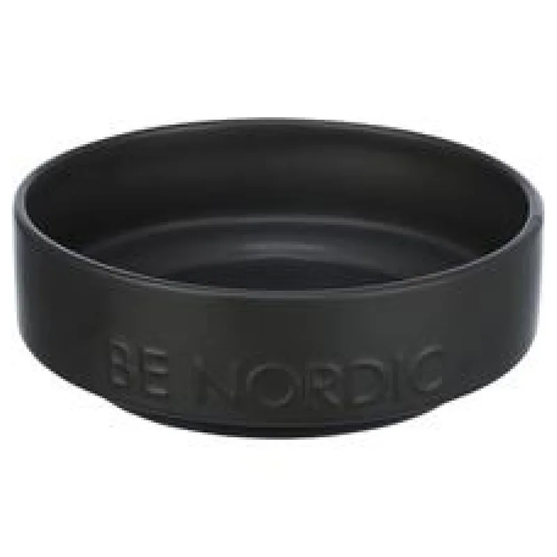 BE NORDIC keramická miska, 0.5l / 16 cm, černá 1 ks