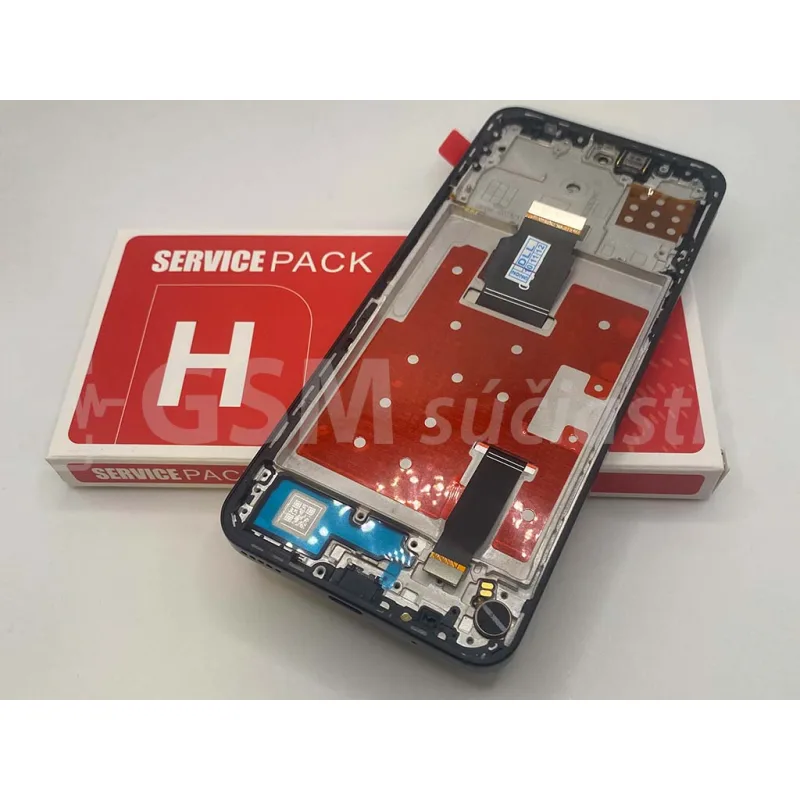 LCD displej + Dotykové sklo a rám Honor X8a, 90 Lite Farba: Čierna