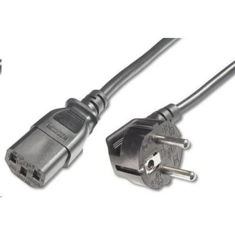 PREMIUMCORD Napájací kábel 230V/ 10A, zahnutá vidlica, 2 m kpsp2