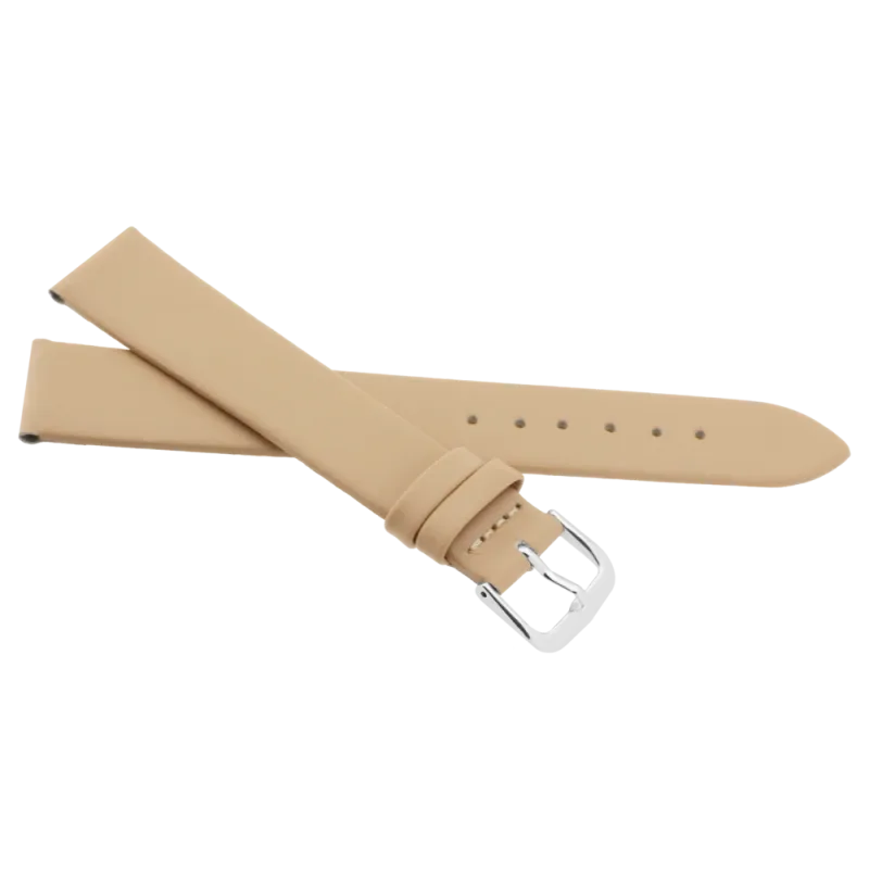 JVD Krémový kožený řemínek na hodinky R14817/18