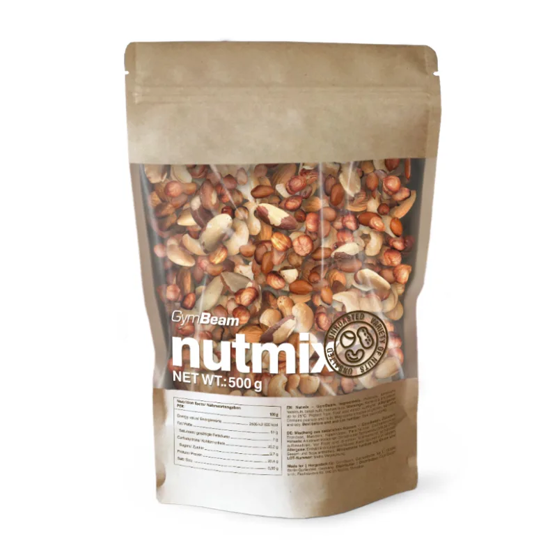 Mix prírodných orechov 500 g - GymBeam