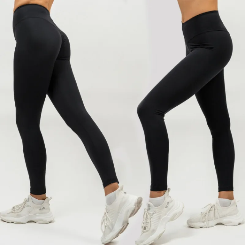 Legíny s vysokým pásom ELEVATED 462 Black - NEBBIA Veľkosť: M