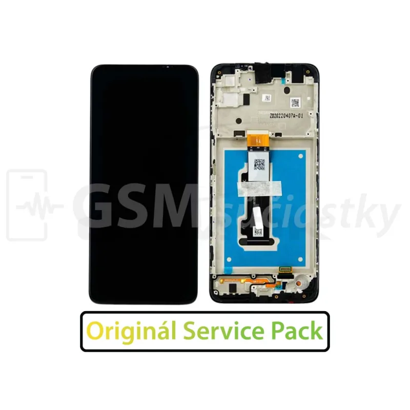 LCD displej + dotykové sklo a RÁM Motorola Moto E32