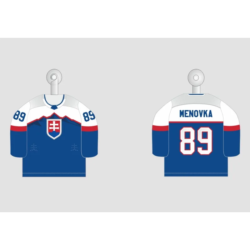 Slovensko hokejový minidres modrý (2026) s vlastným menom a číslom