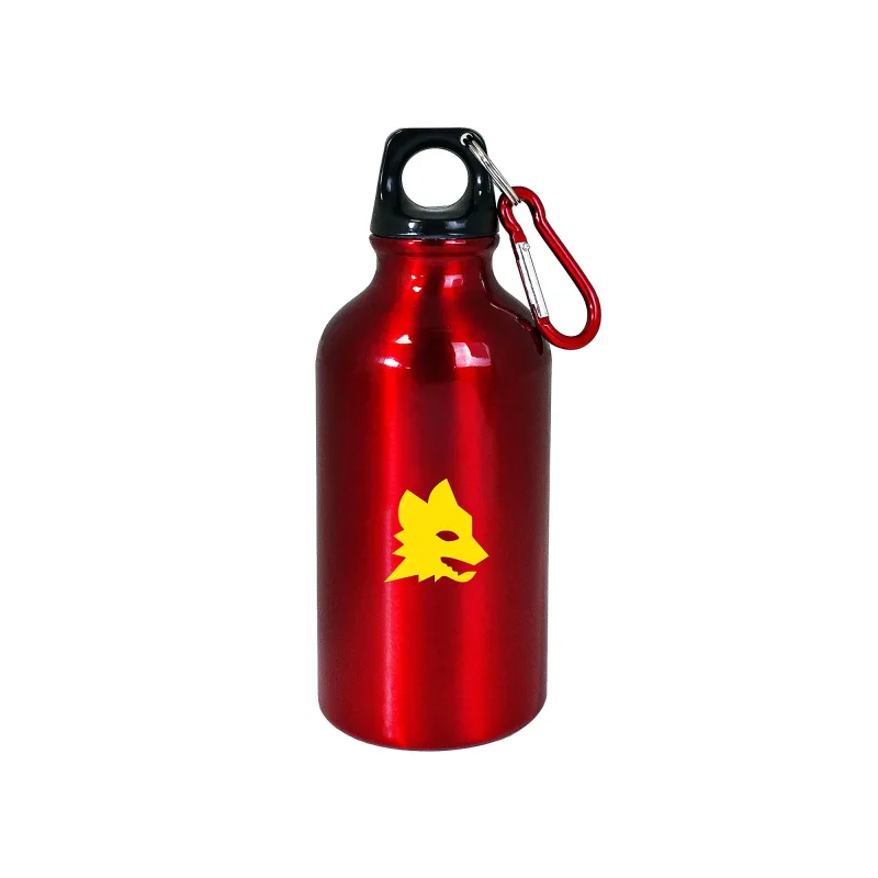 AS Rím - AS Roma hliníková fľaša červená