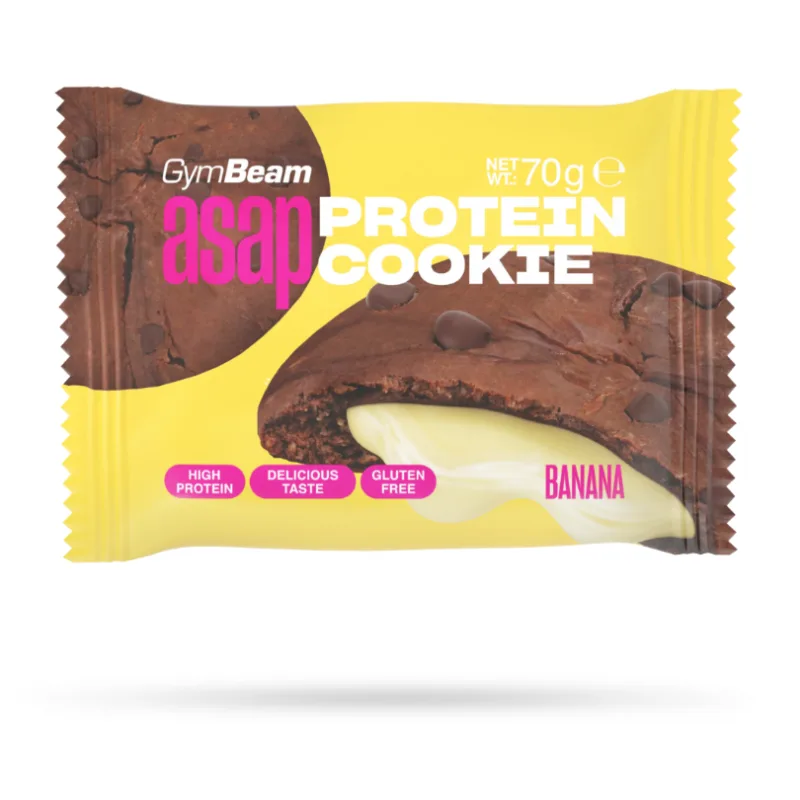 ASAP Protein Cookie 70 g - GymBeam Príchuť: Banán