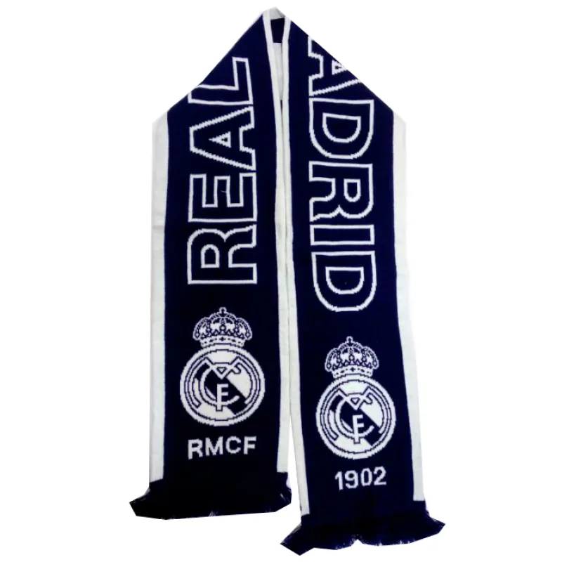 Real Madrid pletený šál modrý