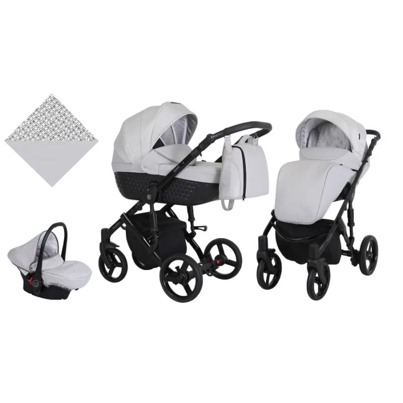 Kočík Kunert Tiaro black frame 3v1 - 05