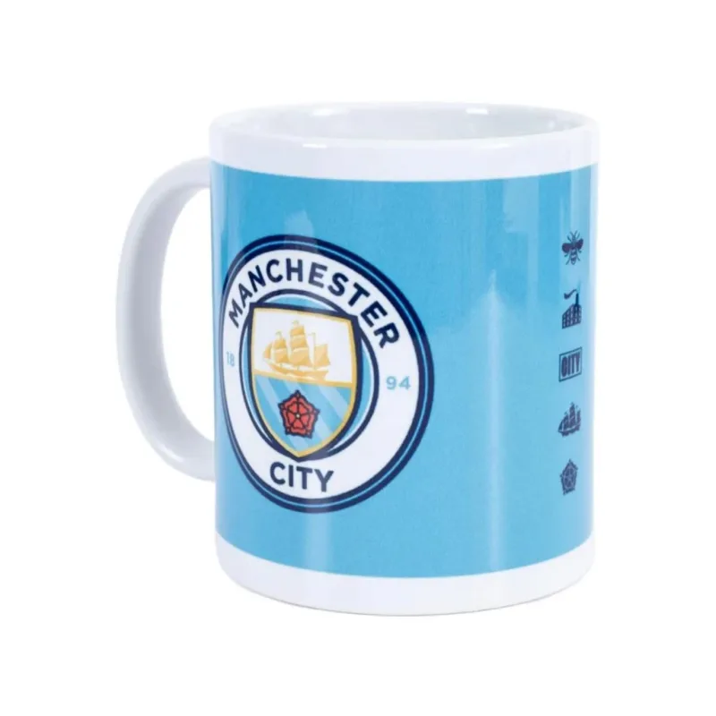 Manchester City hrnček bledomodrý - SKLADOM