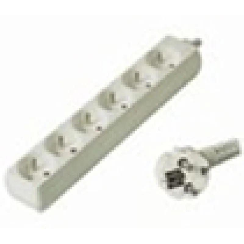 Predlžovací prívod 230V, 2m, 6 zásuviek PP6-02