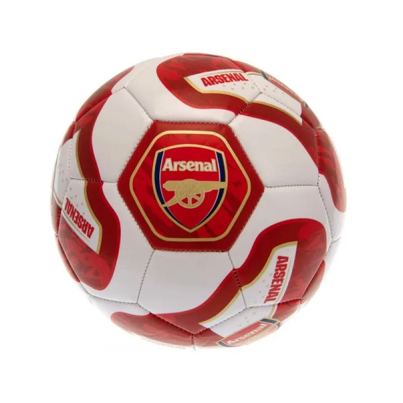 Arsenal futbalová lopta červeno-biela - SKLADOM