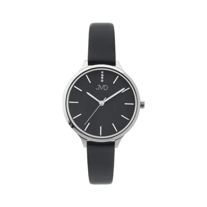 JVD Dámské módní designové hodinky JVD JZ201.1 s řemínkem z pravé kůže