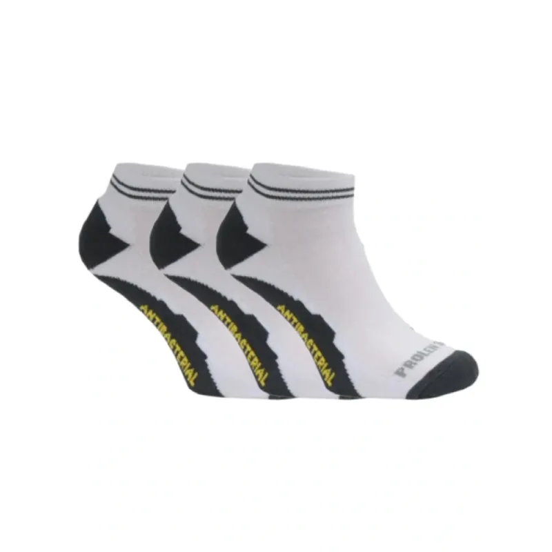 Reis X-Active športové ponožky 3 PACK bielo-šedé