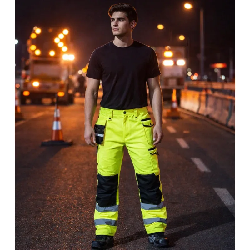 Madeva HERAKLOS HI-VIS Kalhoty Yellow/Black S-2XL