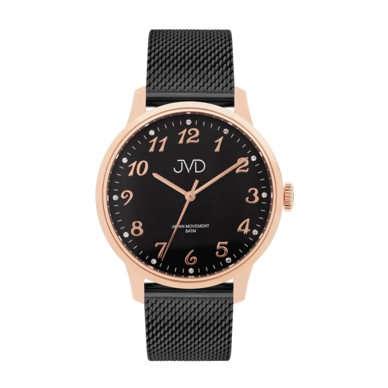 JVD Dámské černé náramkové hodinky JVD J1124.6