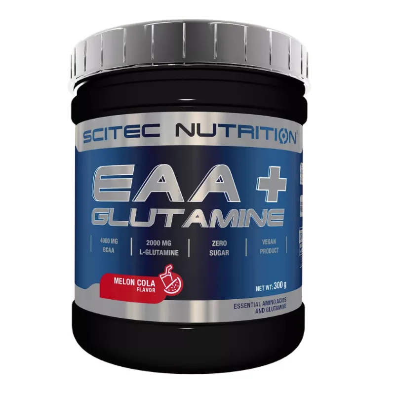 EAA + Glutamine 300 g - Scitec Nutrition Príchuť: Melón - Cola