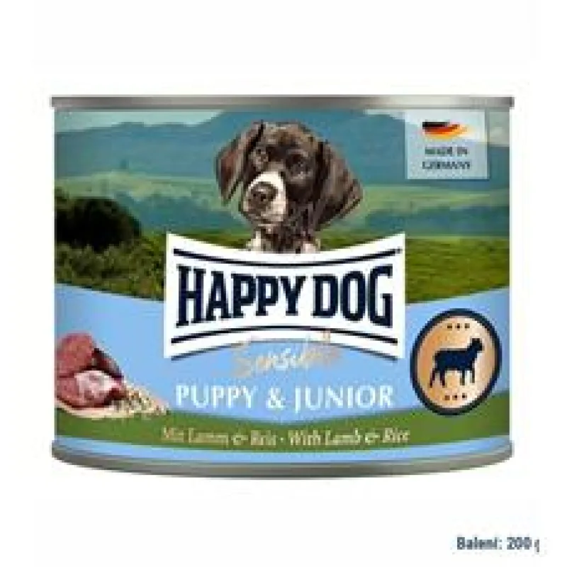Sensible Puppy & Junior - Lamm & Reis - jehněčí - 200g - exp. 10/25 - 12ks skladem