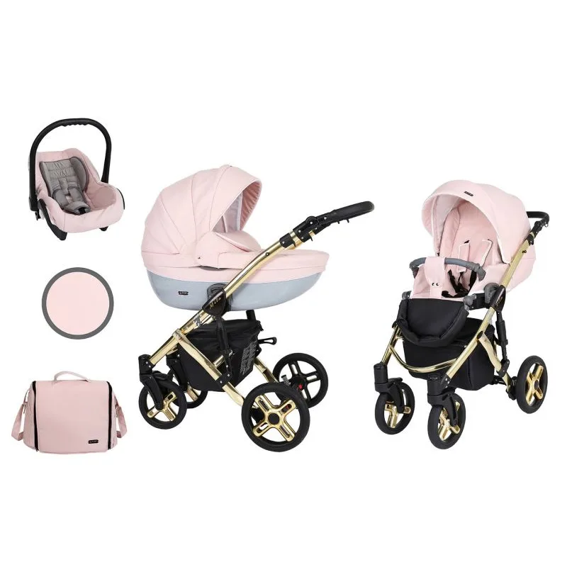 Kočík Kunert Mila Premium gold frame 3v1 - 05