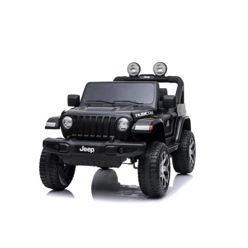 Detské elektrické autíčko Baby Mix Jeep Wrangler Rubicon čierne