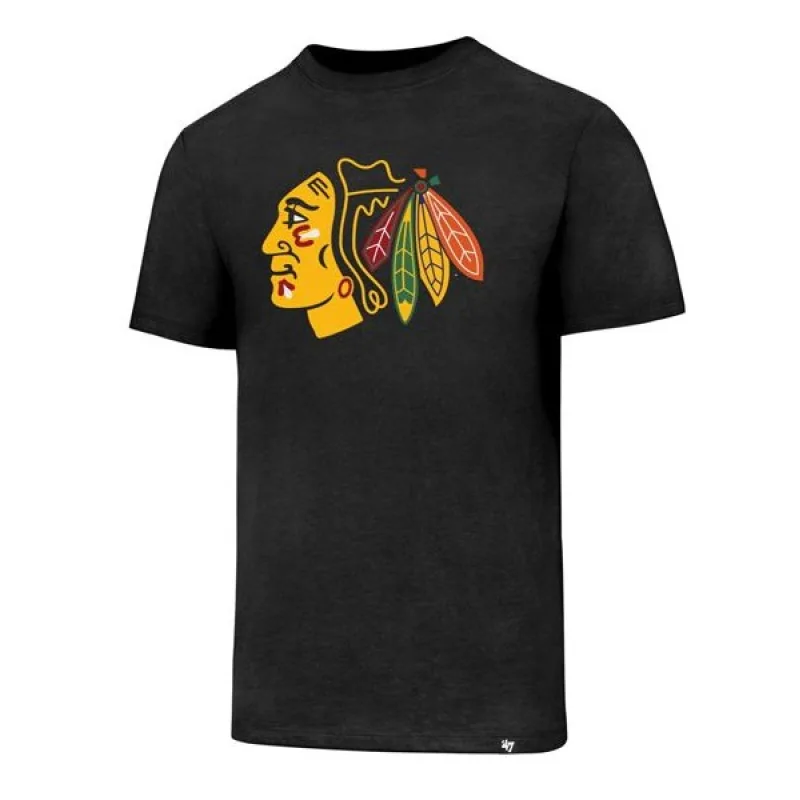 '47 Brand Chicago Blackhawks tričko čierne pánske