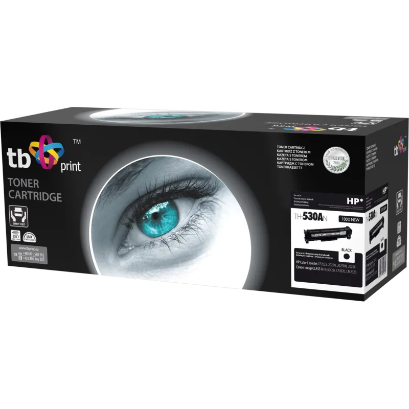 Toner TB kompatibilný s HP CC530A, 100% new, Bk TH-530AN