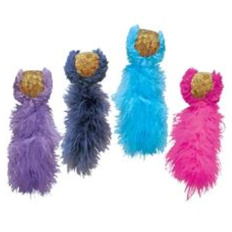 Hračka cat korek míček s ocáskem Kong 1 ks