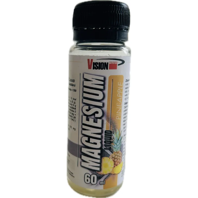 Magnesium Liquid 60 ml - Vision Nutrition Príchuť: Ananás