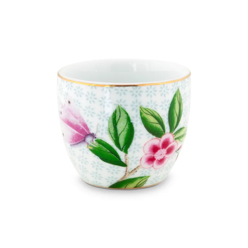 Pip Studio Blushing birds white Kalíšek na vajíčko, bílá