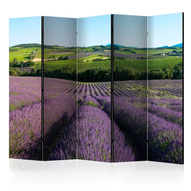 Artgeist Paraván - Lavender fields [Room Dividers]