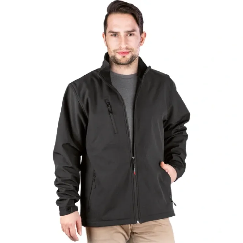 Leber&Hollman JACK softshellová bunda čierna