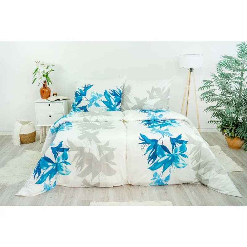 Stanex Luxusné obliečky Nela tyrkysová 140x220/70x90 cm