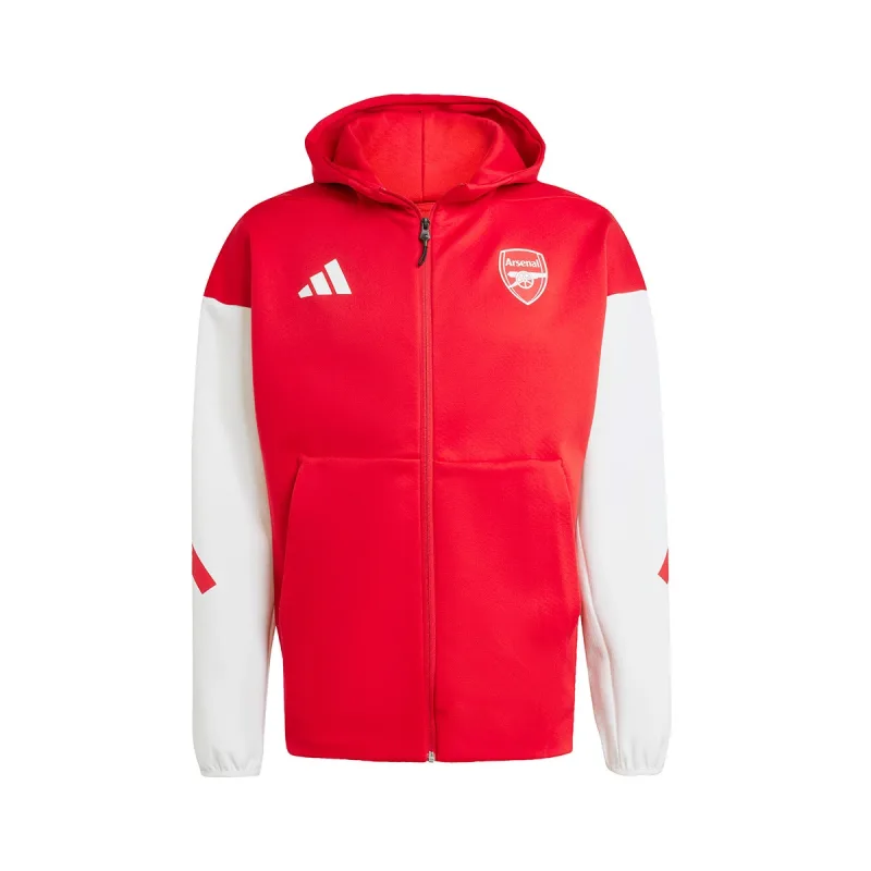 Adidas Z.N.E. Arsenal bunda červená pánska 2025-2026