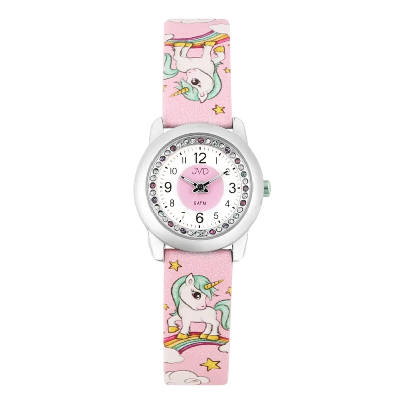 JVD Dětské dívčí náramkové hodinky JEDNOROŽEC JVD J7239.3