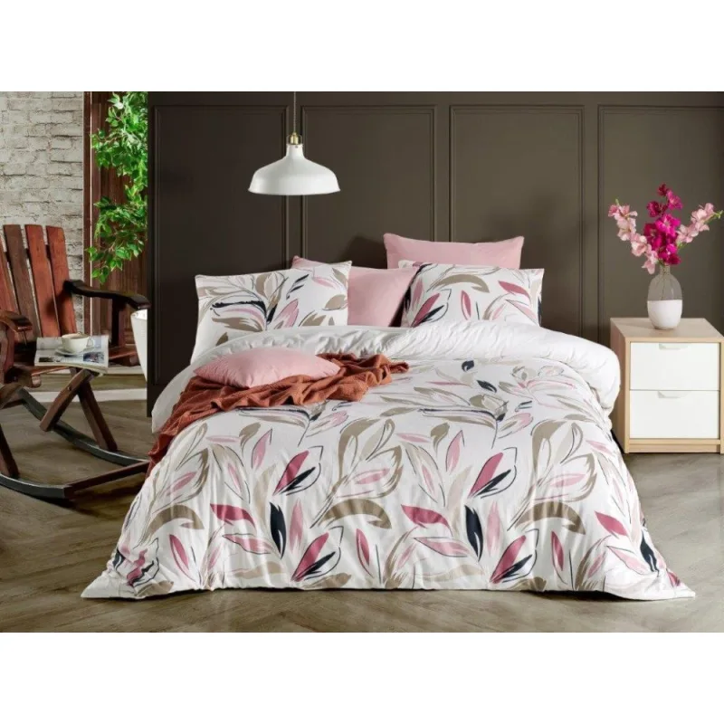 Bavlnené obliečky Carmen Pink 140x200/70x90 cm