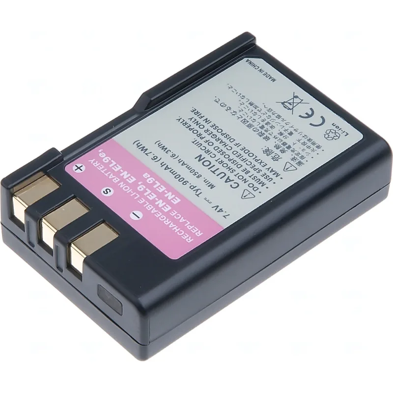 Batéria T6 Power Nikon EN-EL9, EN-EL9a, EN-EL9e, 1000mAh, 7, 4Wh DCNI0010
