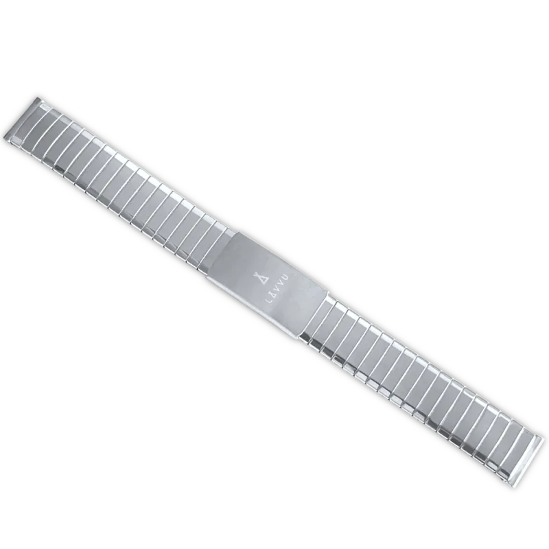 LAVVU Pružný ocelový řemínek se zkracovací sponou - 16 LS2AS16