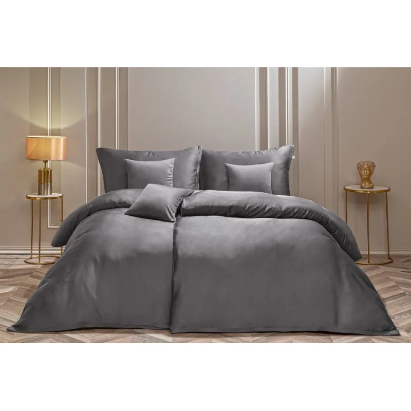 Bambusový satén Luna Antracit 40x40 cm