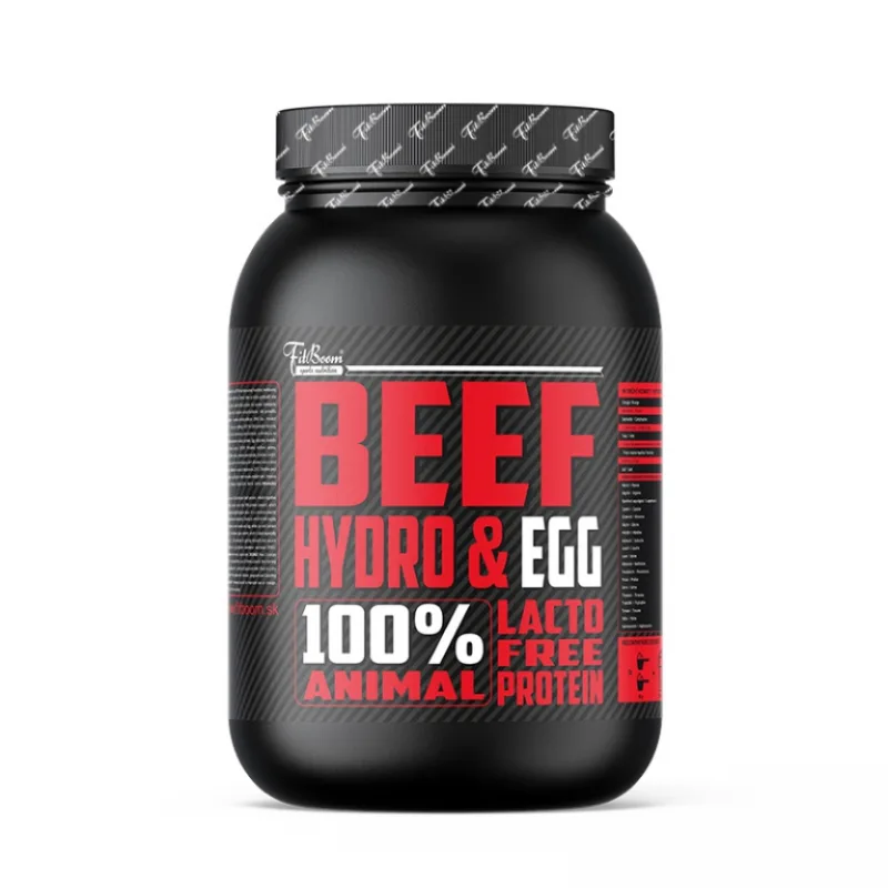 BEEF HYDRO & EGG 1000 g - FitBoom Príchuť: Banán