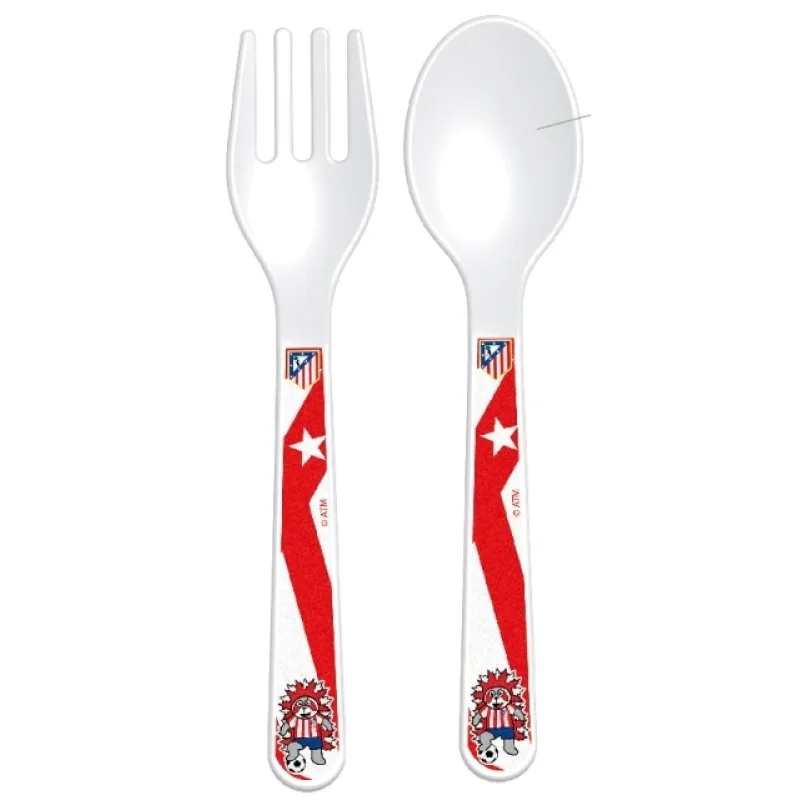 Atlético Madrid detský príbor plastový/2 ks