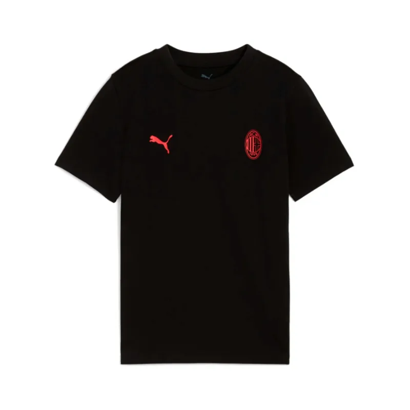 Puma AC Miláno (AC Milan) tričko čierne detské