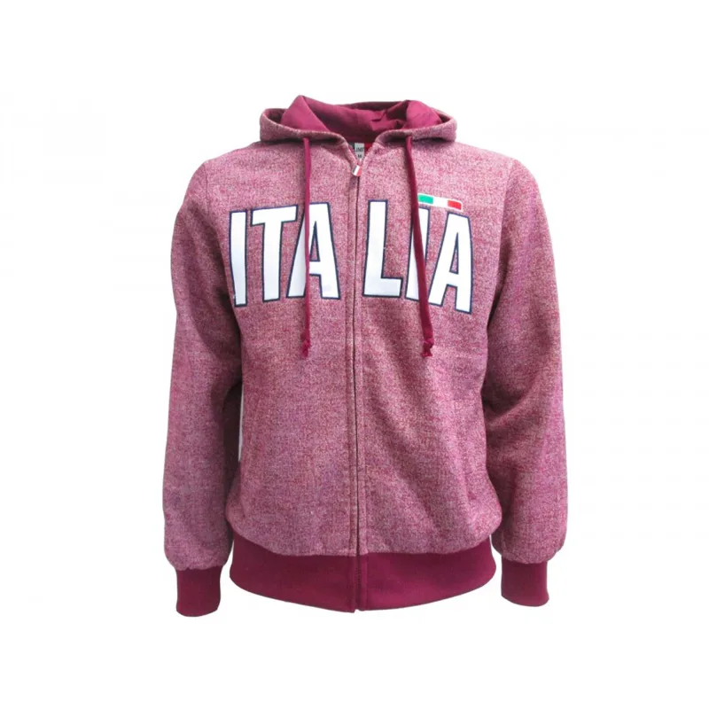 Taliansko mikina červená pánska - SKLADOM