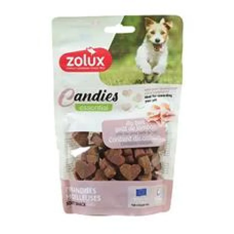 Pochoutka pes CANDIES Mini srdíčka vápník Zolux 150g
