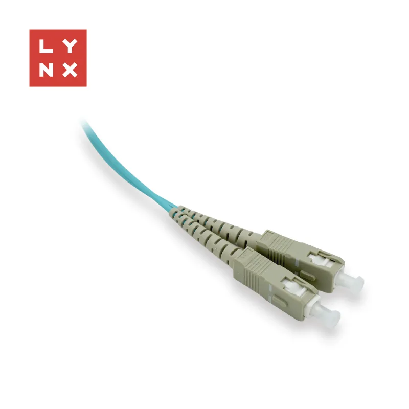 LYNX duplexní patch kabel MM, OM3, SC/ SC, 50/ 125µm, 10m LX-DPX-SC…