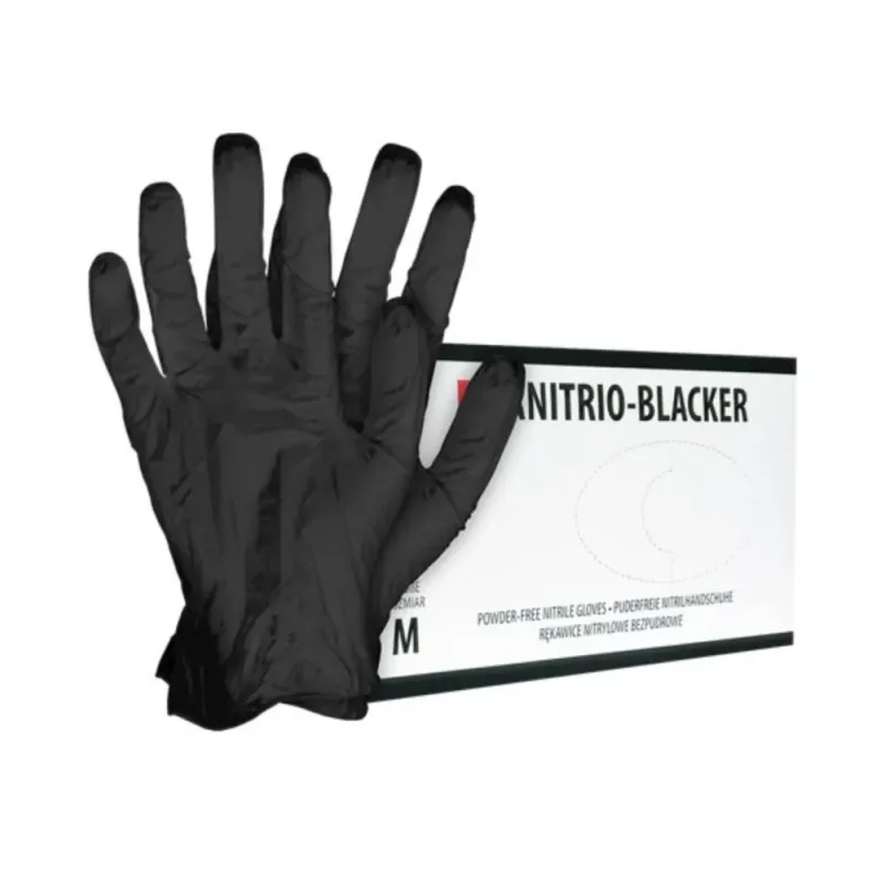 Reis RNITRIO BB rukavice bez púdru čierne 100 KS