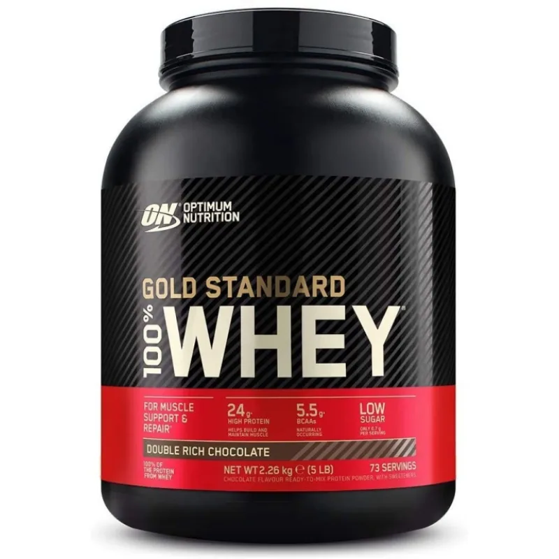 100% Whey Gold Standard 2270 g - Optimum Nutrition Príchuť: Jahoda