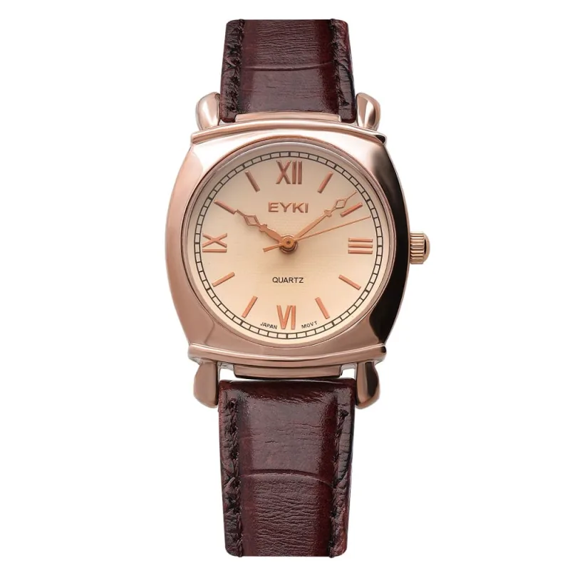 MPM Okouzlující dámské hodinky s růžově zlacenými vystouplými indexy EYKI Roselle - B W02E.10907.B