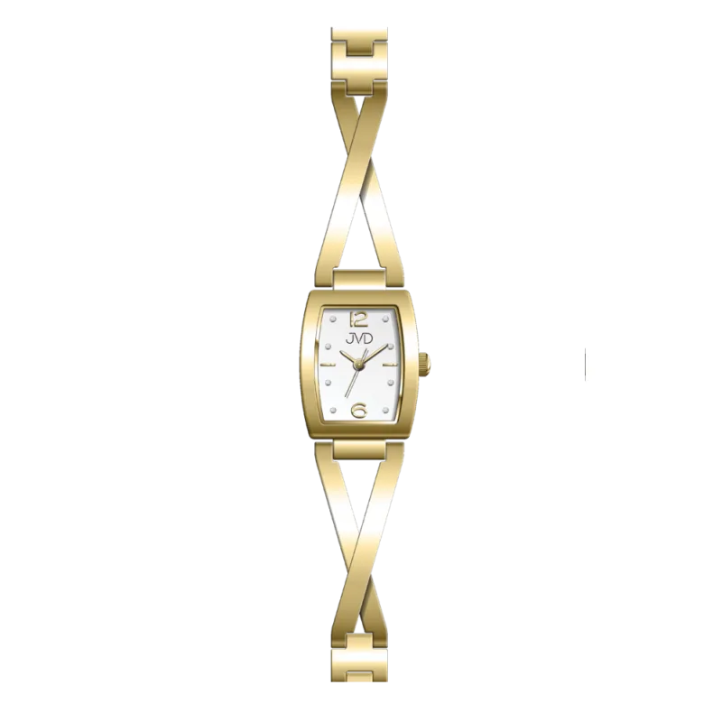 JVD Dámské ocelové zlacené náramkové hodinky JVD J4205.1