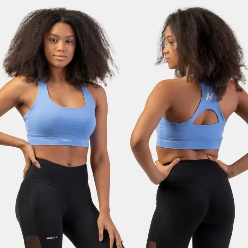 Podprsenka so strednou podporou ACTIVE 413 Light Blue - NEBBIA Veľkosť: S